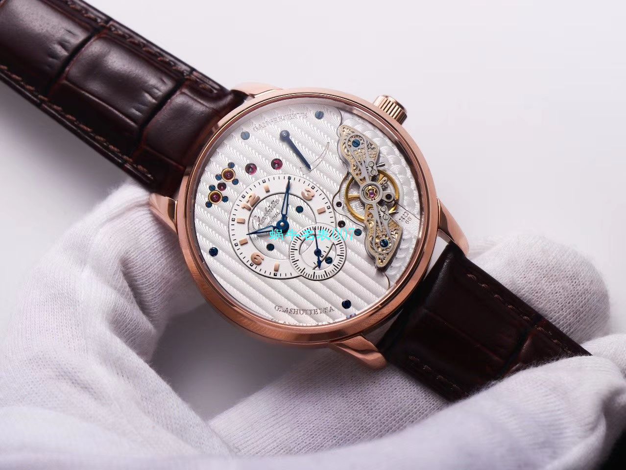 【TZ Factory  High quality  Replica Watches 】glashuette original原创偏心系列1-91-02-02-02-30 wrist watches  / GLA059