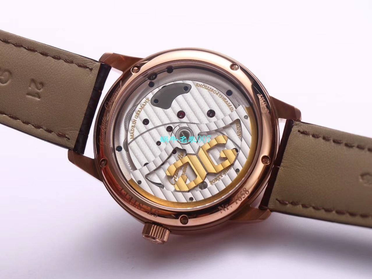 【TZ Factory  High quality 精 Replica Watches 】glashuette original原创偏心系列1-91-02-01-05-30 wrist watches  / GLA058