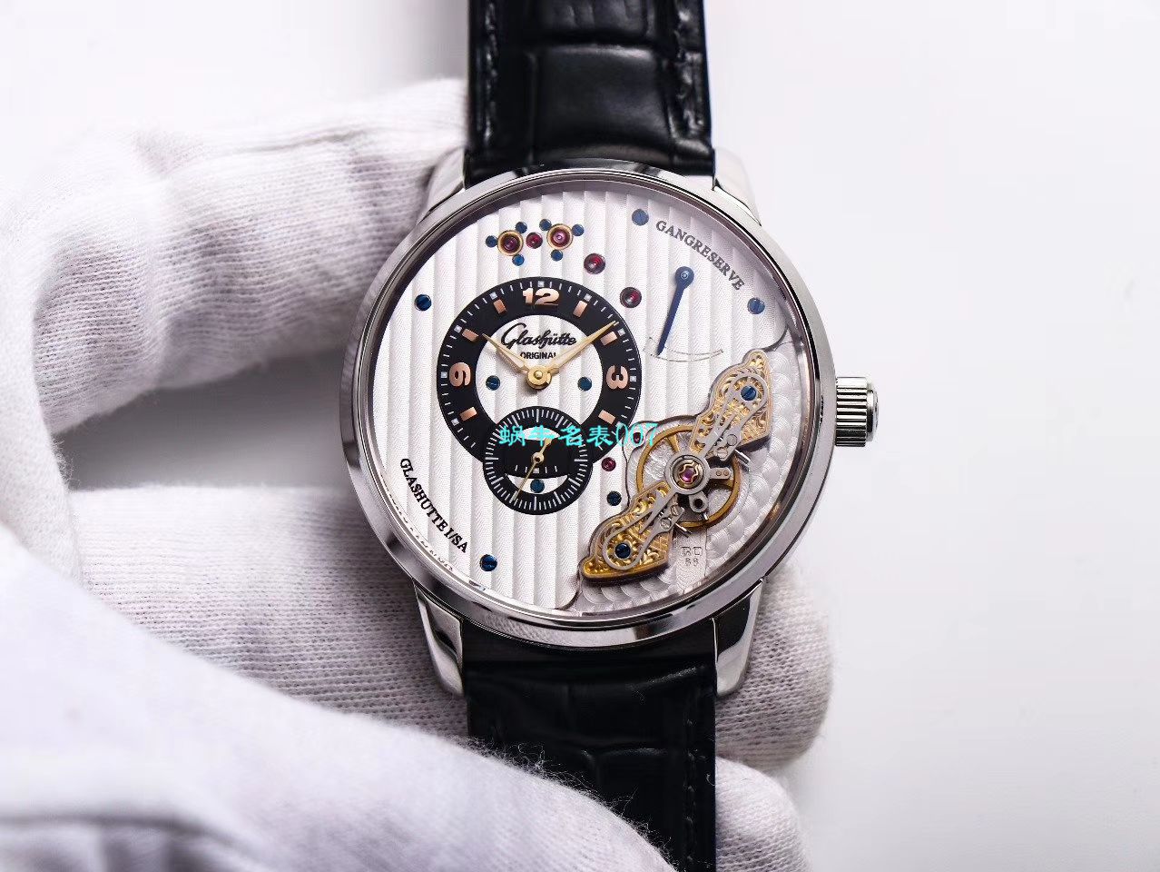 【TZ Factory  High quality  Replica Watches 】glashuette original原创偏心系列1-91-02-02-02-30 wrist watches  / GLA059