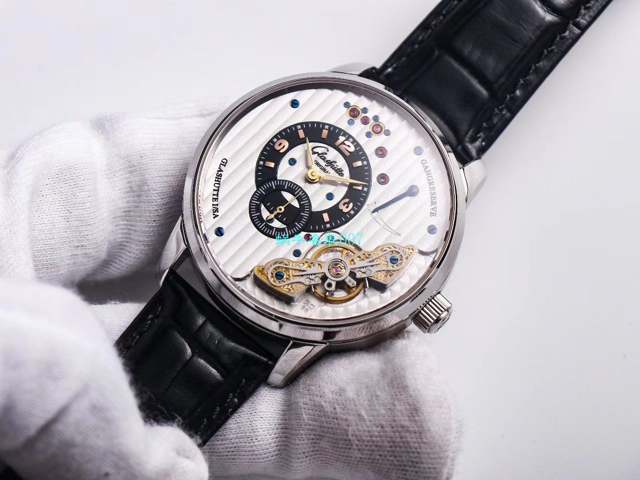 【TZ Factory  High quality  Replica Watches 】glashuette original原创偏心系列1-91-02-02-02-30 wrist watches  / GLA059