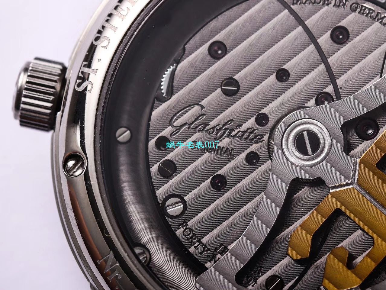 【TZ Factory  High quality  Replica Watches 】glashuette original原创偏心系列1-91-02-02-02-30 wrist watches  / GLA059