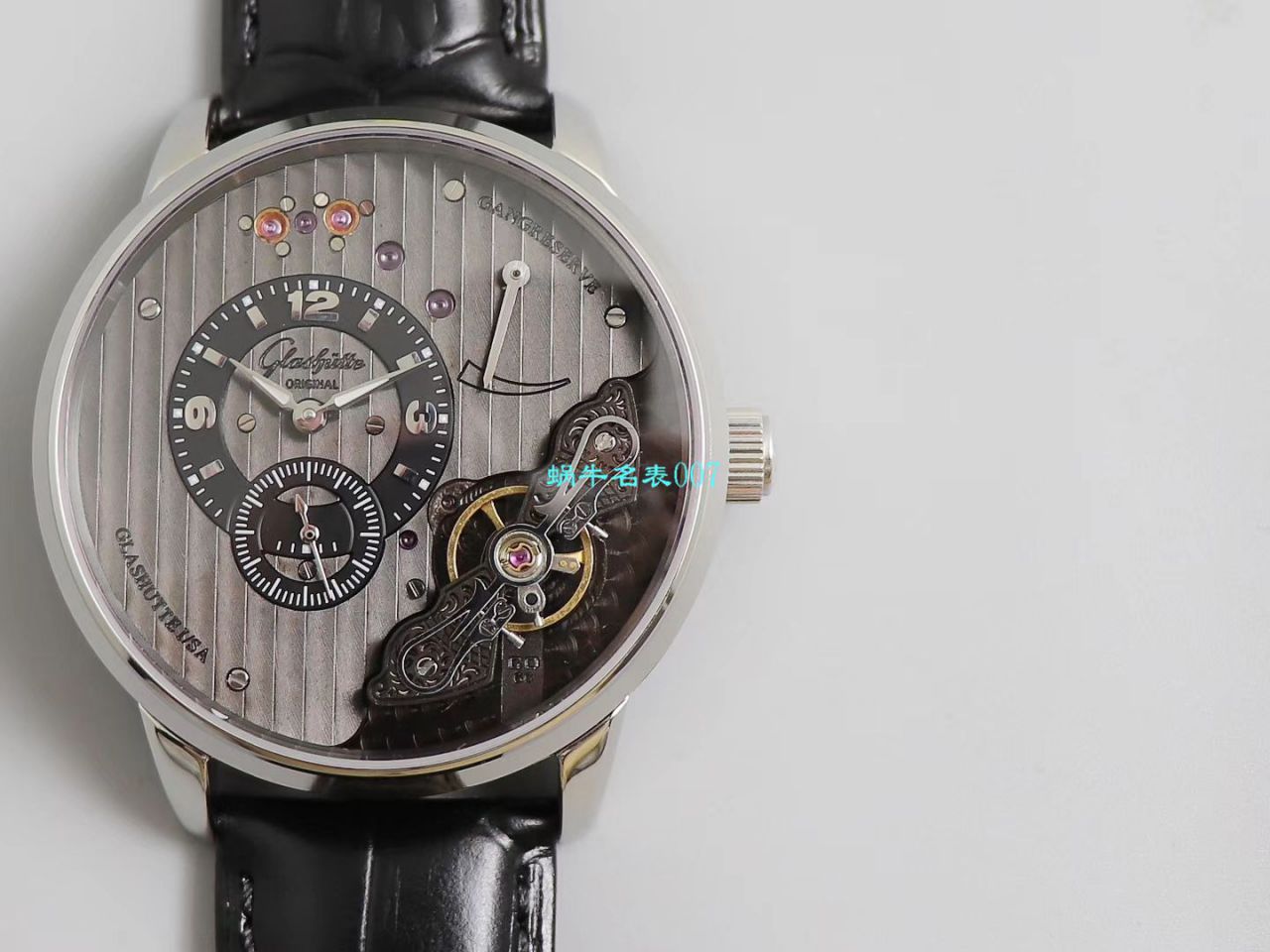【TZ Factory  top  Replica Watches 】glashuette original原创偏心系列1-66-06-04-22-05 wrist watches  / GLA060
