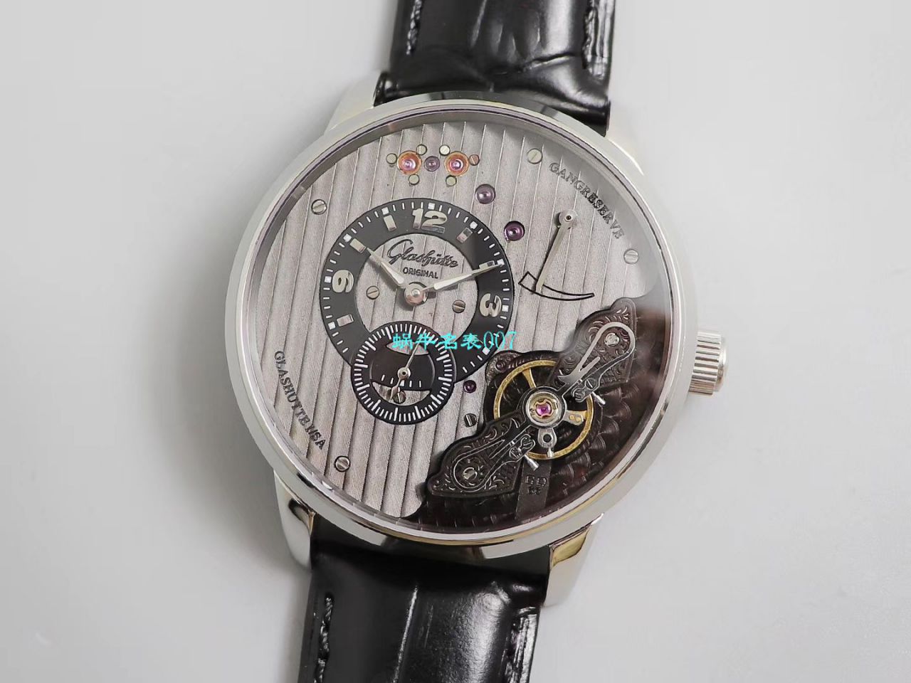 【TZ Factory  High quality  Replica Watches 】glashuette original原创偏心系列1-91-02-02-02-30 wrist watches  / GLA059