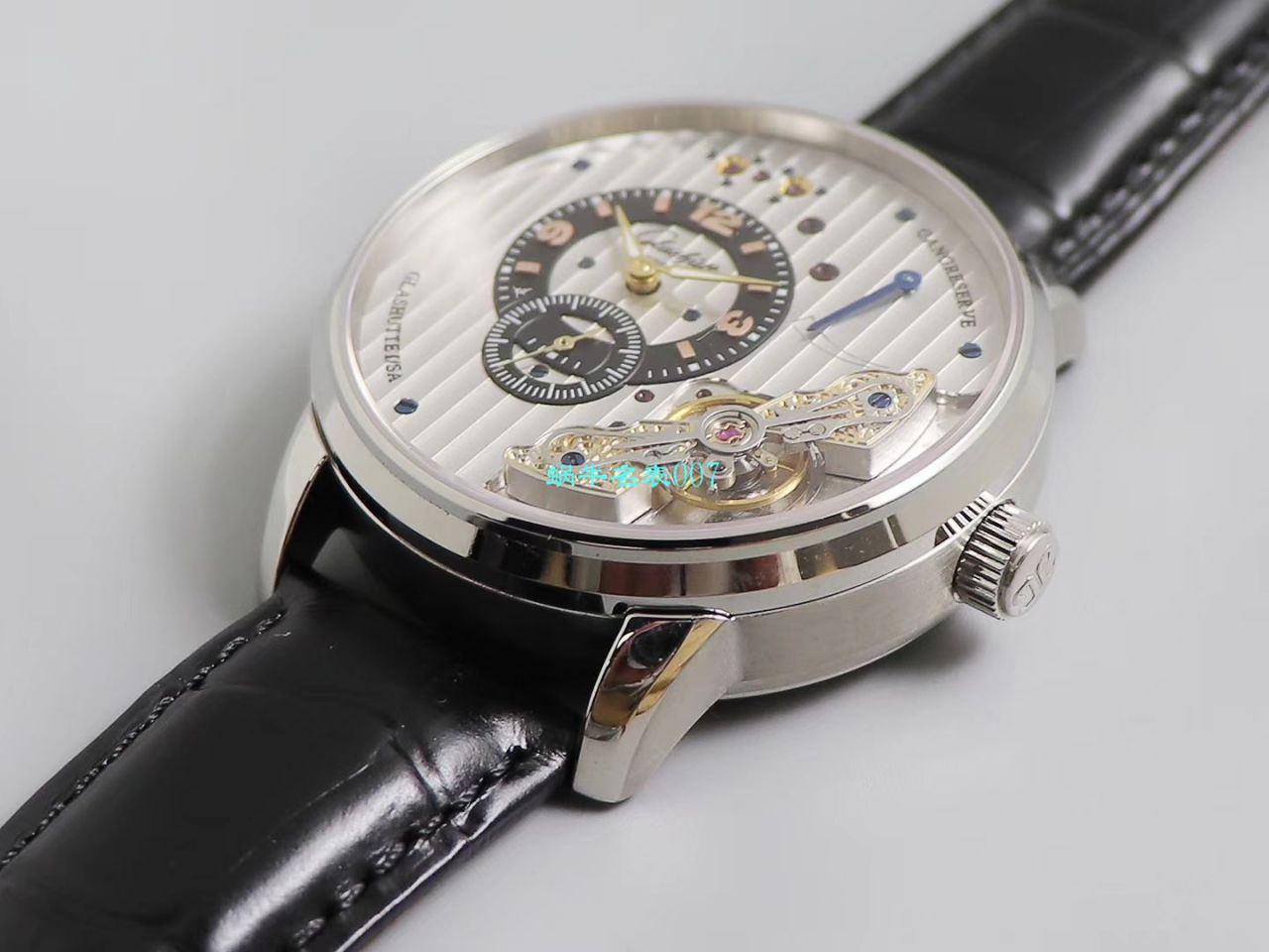 【TZ Factory  High quality  Replica Watches 】glashuette original原创偏心系列1-91-02-02-02-30 wrist watches  / GLA059