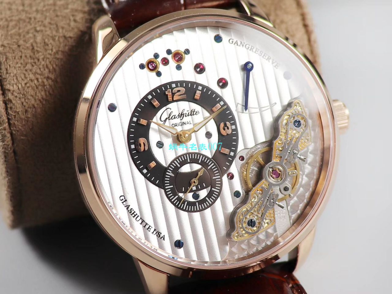 【TZ Factory  High quality  Replica Watches 】glashuette original原创偏心系列1-91-02-02-02-30 wrist watches  / GLA059