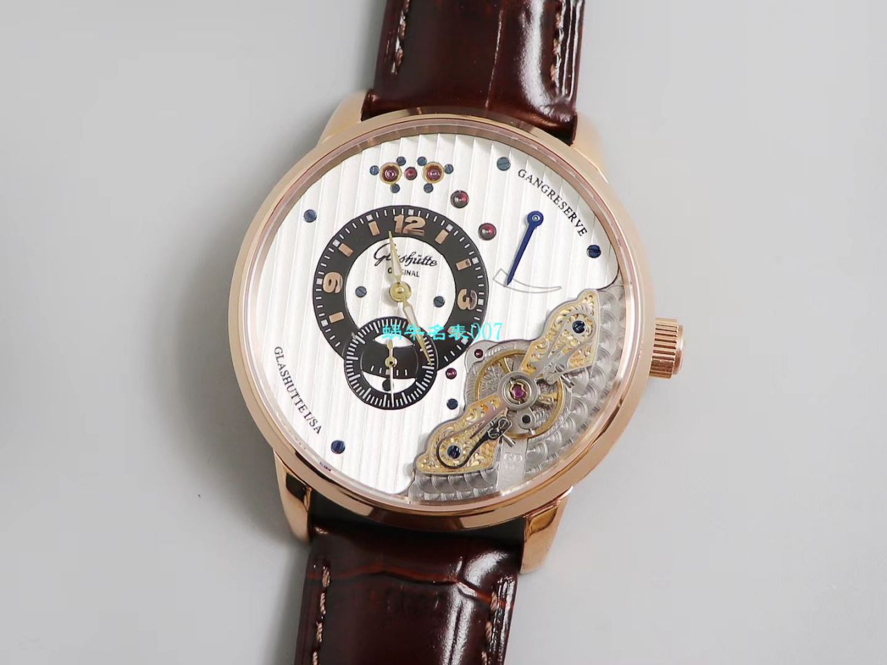 【TZ Factory  High quality 精 Replica Watches 】glashuette original原创偏心系列1-91-02-01-05-30 wrist watches  / GLA058