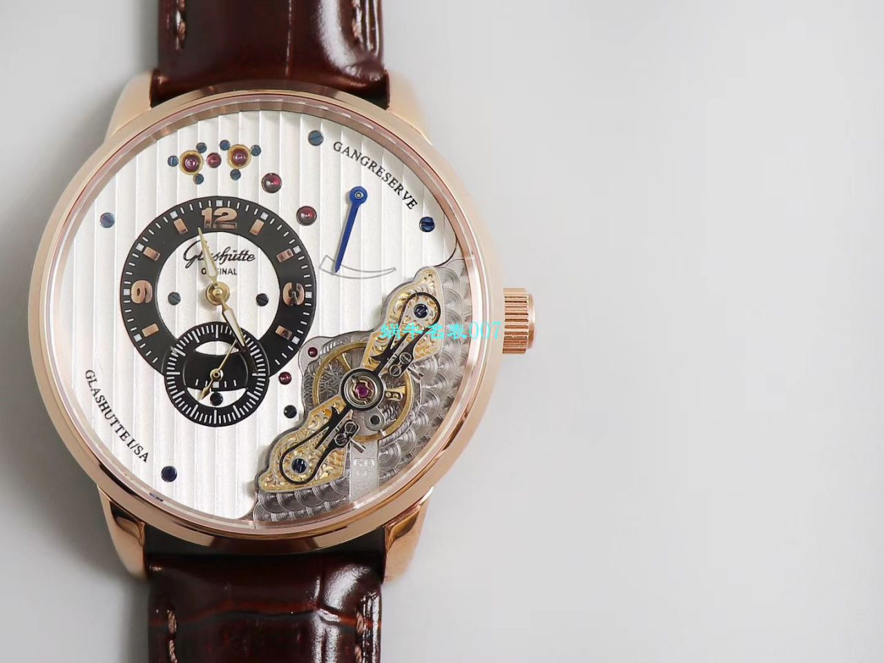 【TZ Factory  High quality  Replica Watches 】glashuette original原创偏心系列1-91-02-02-02-30 wrist watches  / GLA059