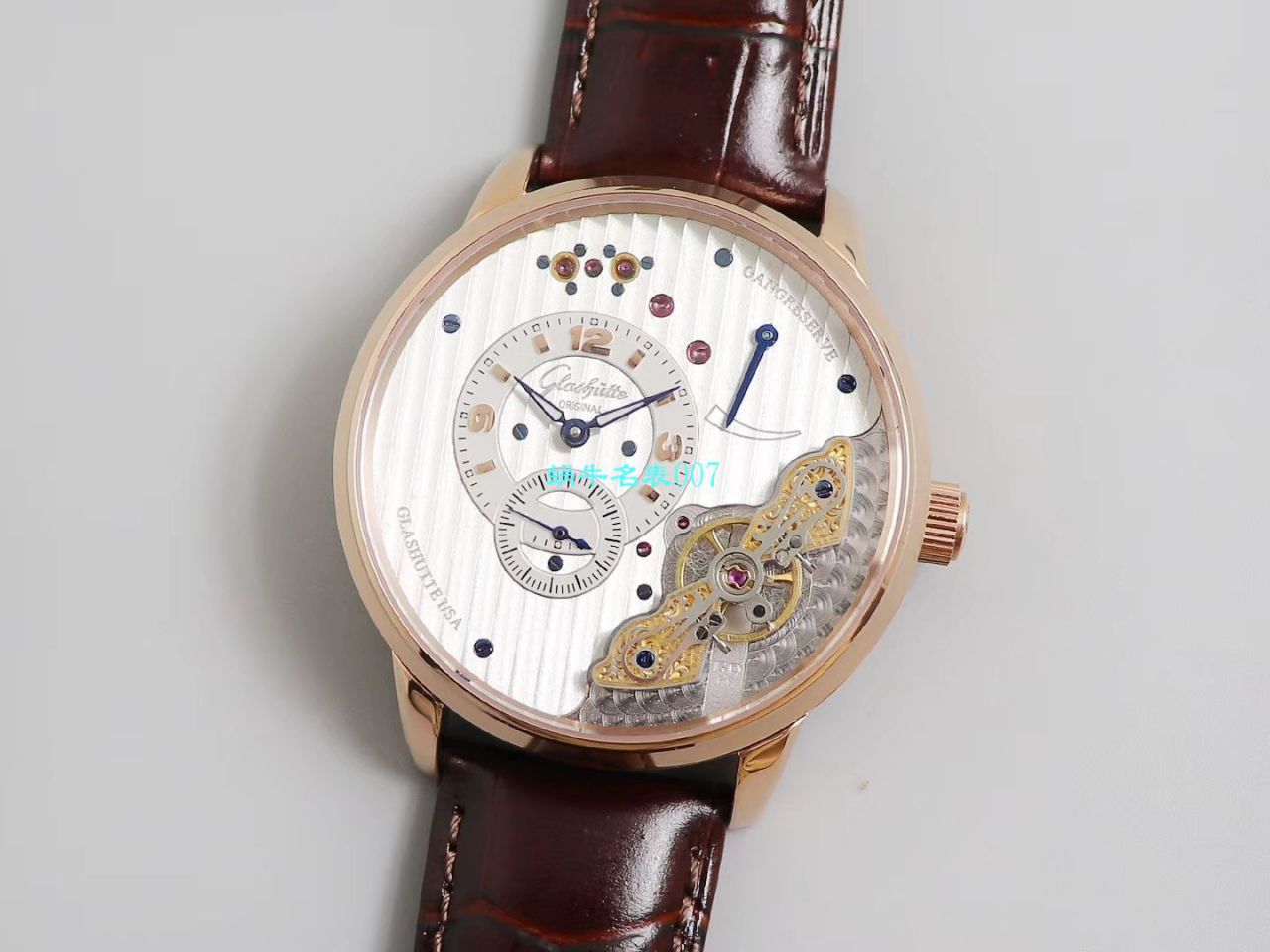 【TZ Factory  High quality  Replica Watches 】glashuette original原创偏心系列1-91-02-02-02-30 wrist watches  / GLA059