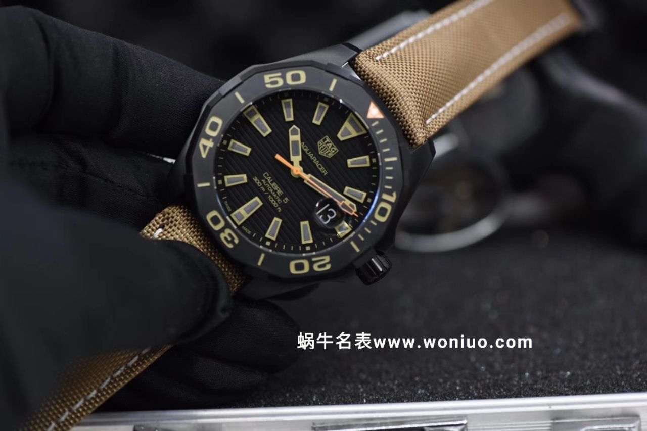 【 Video analysis HBBV6 Factory 官网 Replica 表】 TAG Heuer 竞潜300米WAY208C.FC6383 wrist watches  / TG059AB