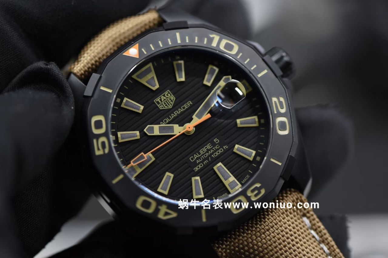 【 Video analysis HBBV6 Factory 官网 Replica 表】 TAG Heuer 竞潜300米WAY208C.FC6383 wrist watches  / TG059AB