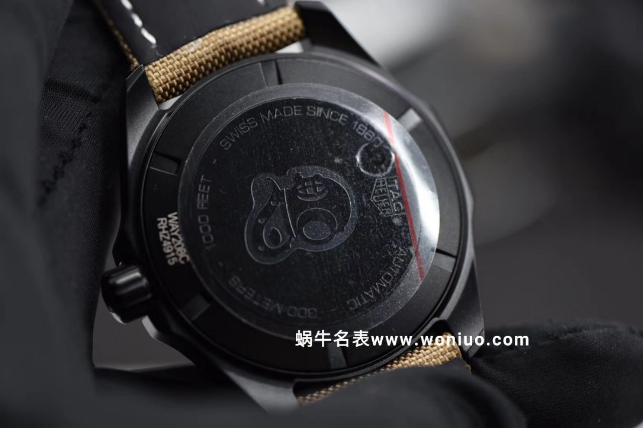 【 Video analysis HBBV6 Factory 官网 Replica 表】 TAG Heuer 竞潜300米WAY208C.FC6383 wrist watches  / TG059AB
