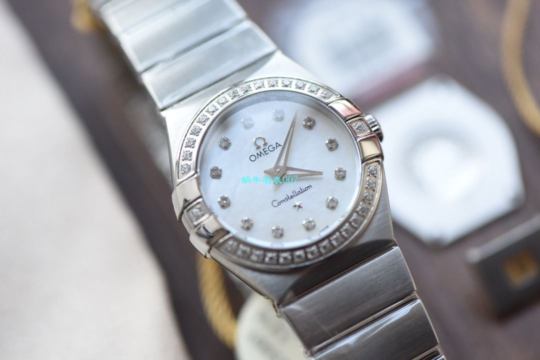 【8848 Factory  High quality  Replica 女表】OMEGA Constellation 系列123.10.24.60.55.003 wrist watches  / M662