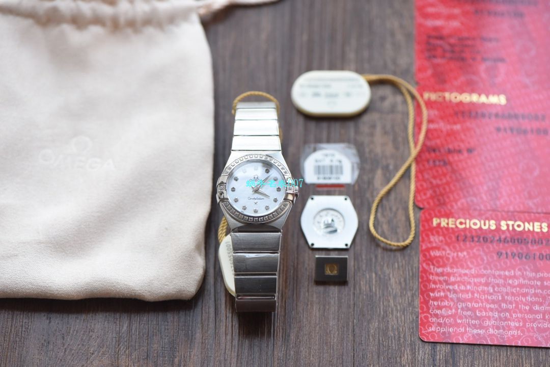 【8848 Factory  High quality  Replica 女表】OMEGA Constellation 系列123.10.24.60.55.003 wrist watches  / M662