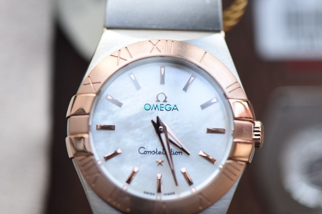 【8848 Factory  High quality  Replica 女表】OMEGA Constellation 系列123.10.24.60.55.003 wrist watches  / M662