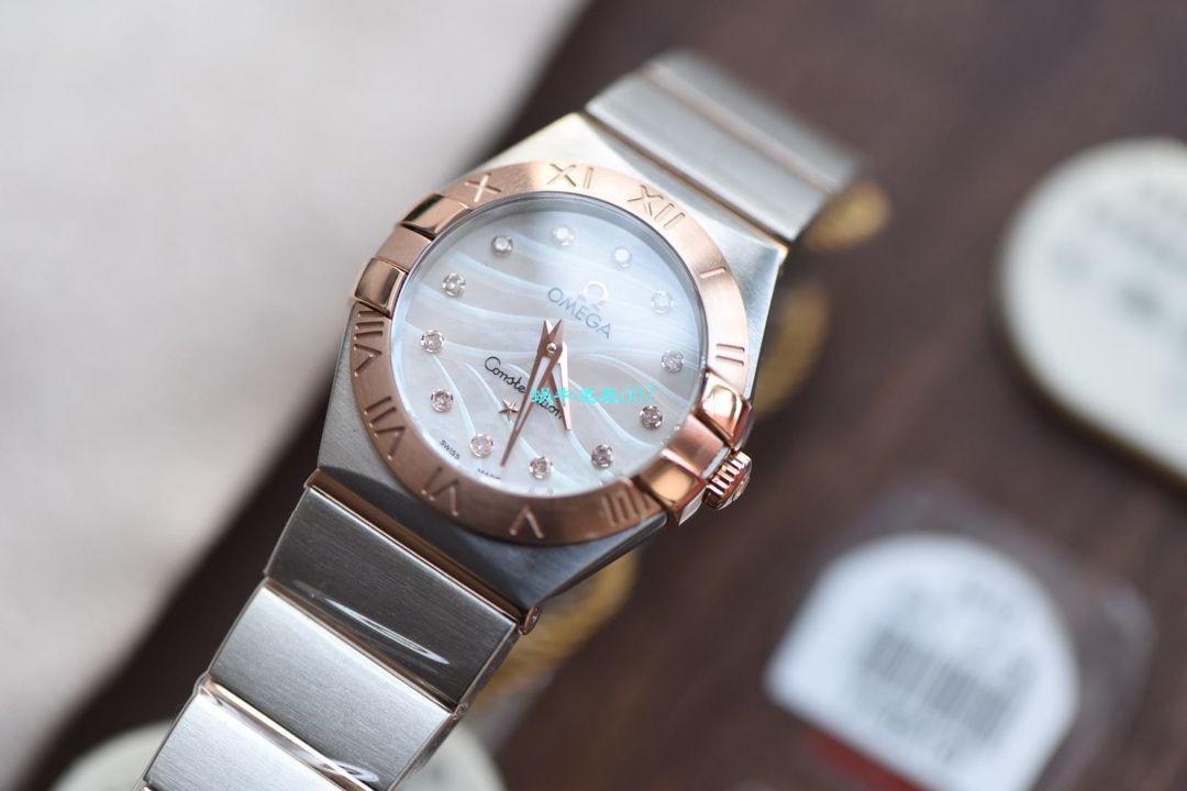 【8848 Factory  High quality  Replica 女表】OMEGA Constellation 系列123.10.24.60.55.003 wrist watches  / M662