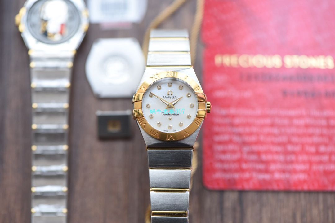 【8848 Factory  High quality  Replica 女表】OMEGA Constellation 系列123.10.24.60.55.003 wrist watches  / M662
