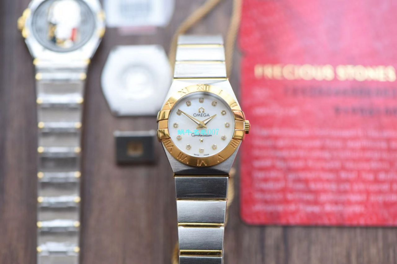 【8848 Factory  High quality  Replica 女表】OMEGA Constellation 系列123.10.24.60.55.003 wrist watches  / M662