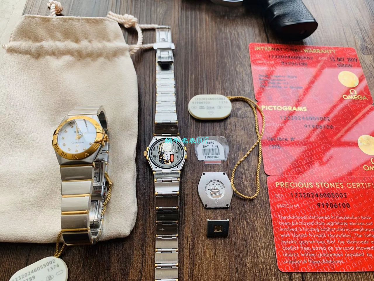 【8848 Factory  High quality  Replica 女表】OMEGA Constellation 系列123.10.24.60.55.003 wrist watches  / M662