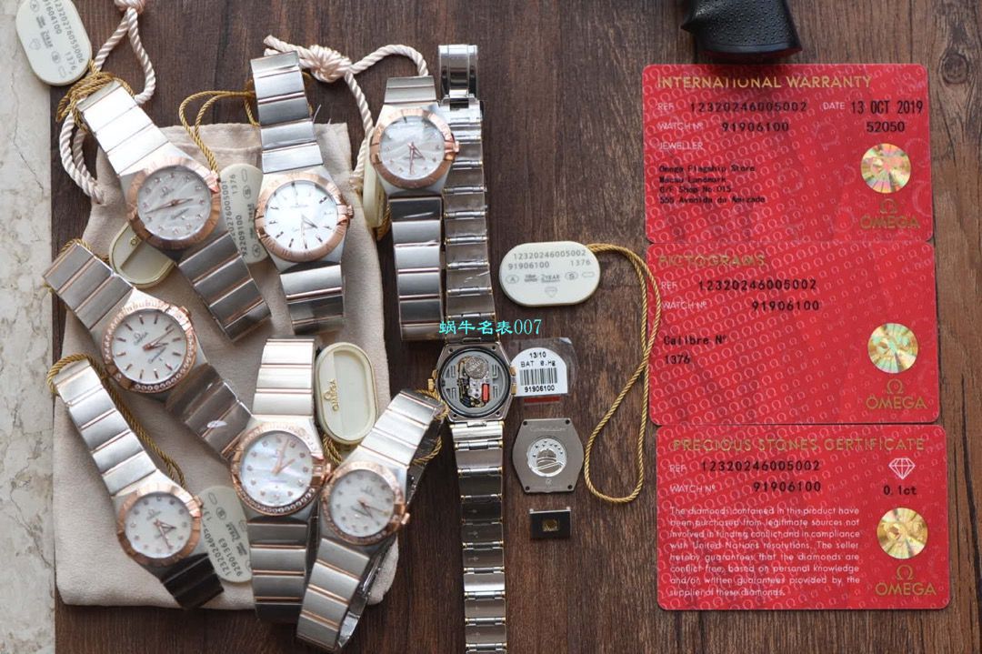 【8848 Factory  High quality  Replica 女表】OMEGA Constellation 系列123.10.24.60.55.003 wrist watches  / M662