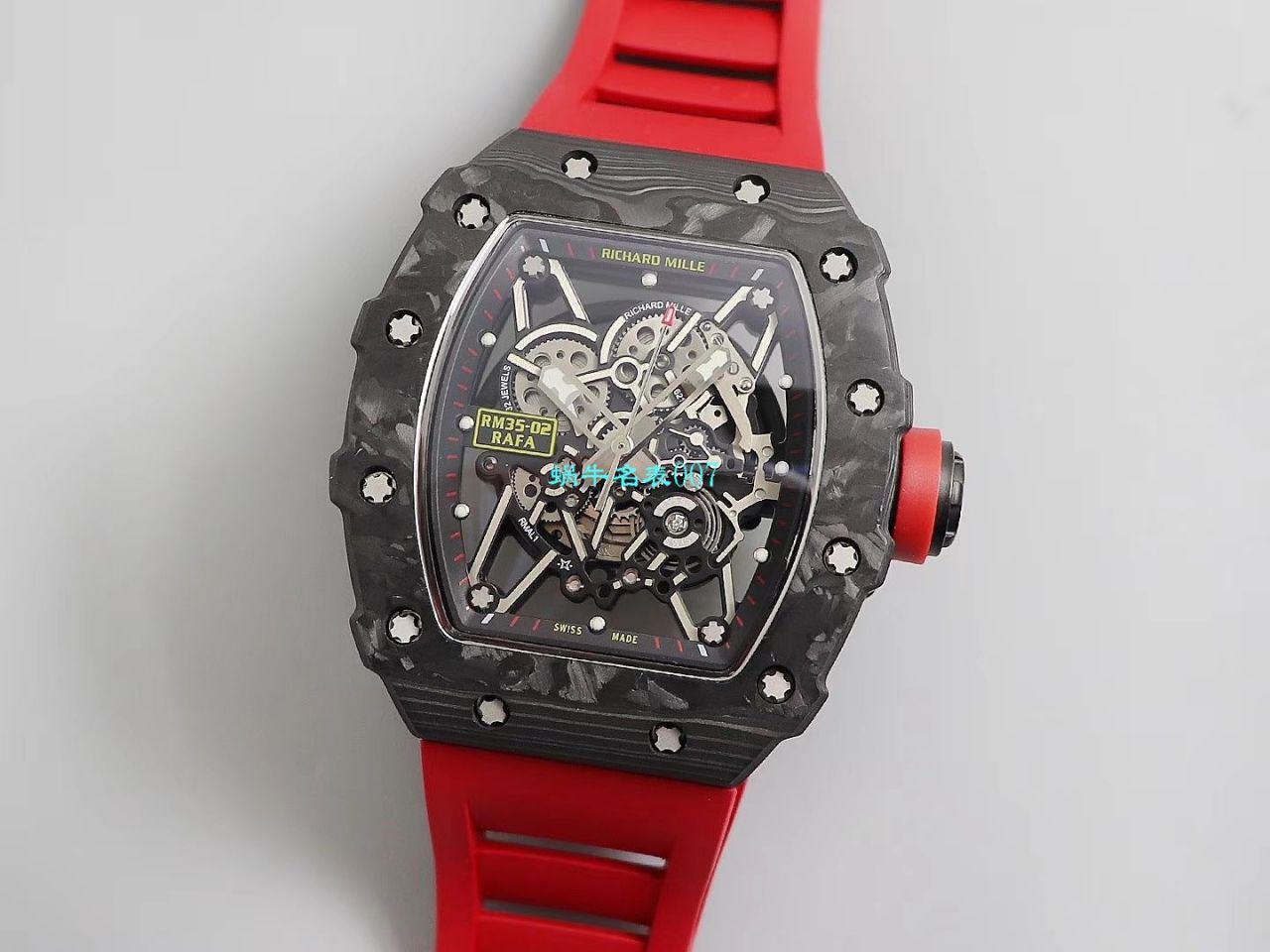 【台湾KV Factory  Replica 最强 top 版本表】全新 RICHARD MILLE  RM035最强进口原纹 carbon fiber ＂V3＂升级版 / KV03502V3