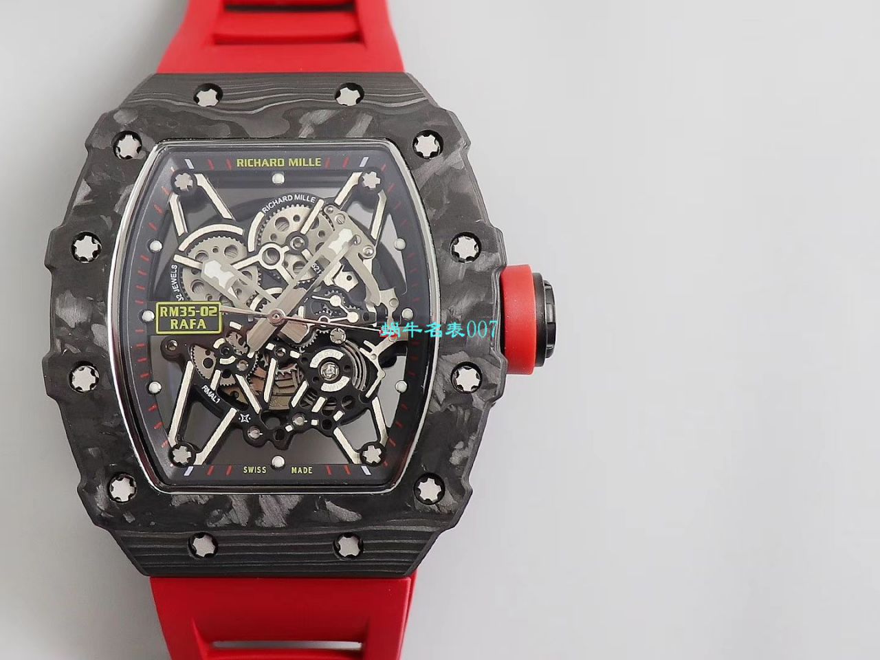 【台湾KV Factory  Replica 最强 top 版本表】全新 RICHARD MILLE  RM035最强进口原纹 carbon fiber ＂V3＂升级版 / KV03502V3
