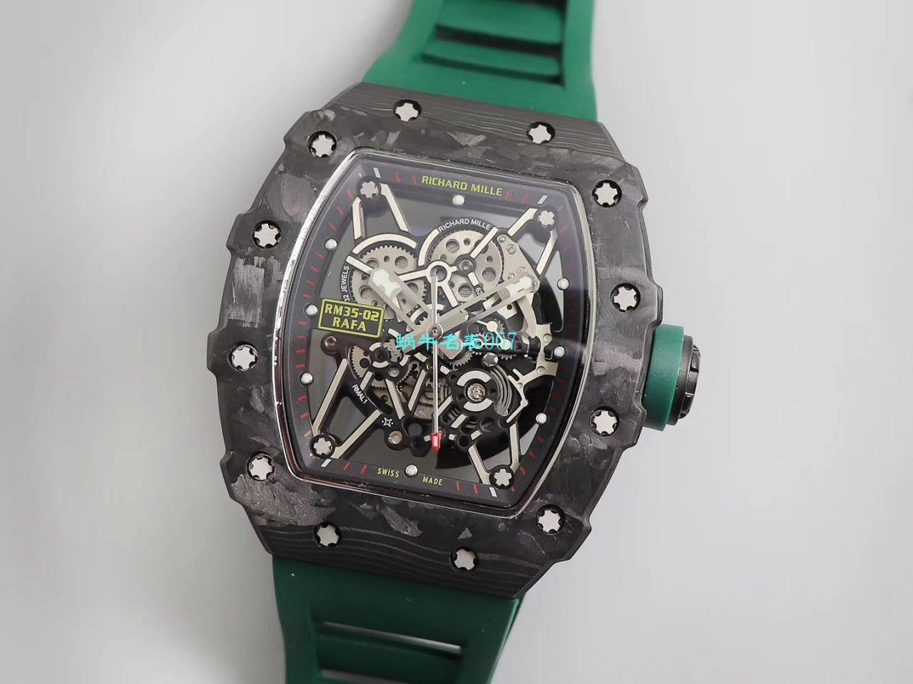 【台湾KV Factory  Replica 最强 top 版本表】全新 RICHARD MILLE  RM035最强进口原纹 carbon fiber ＂V3＂升级版 / KV03502V3