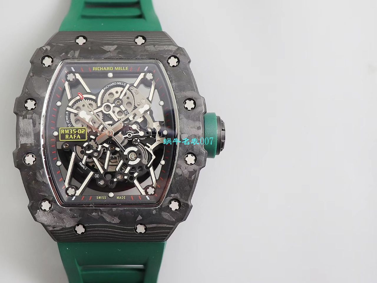 【台湾KV Factory  Replica 最强 top 版本表】全新 RICHARD MILLE  RM035最强进口原纹 carbon fiber ＂V3＂升级版 / KV03502V3