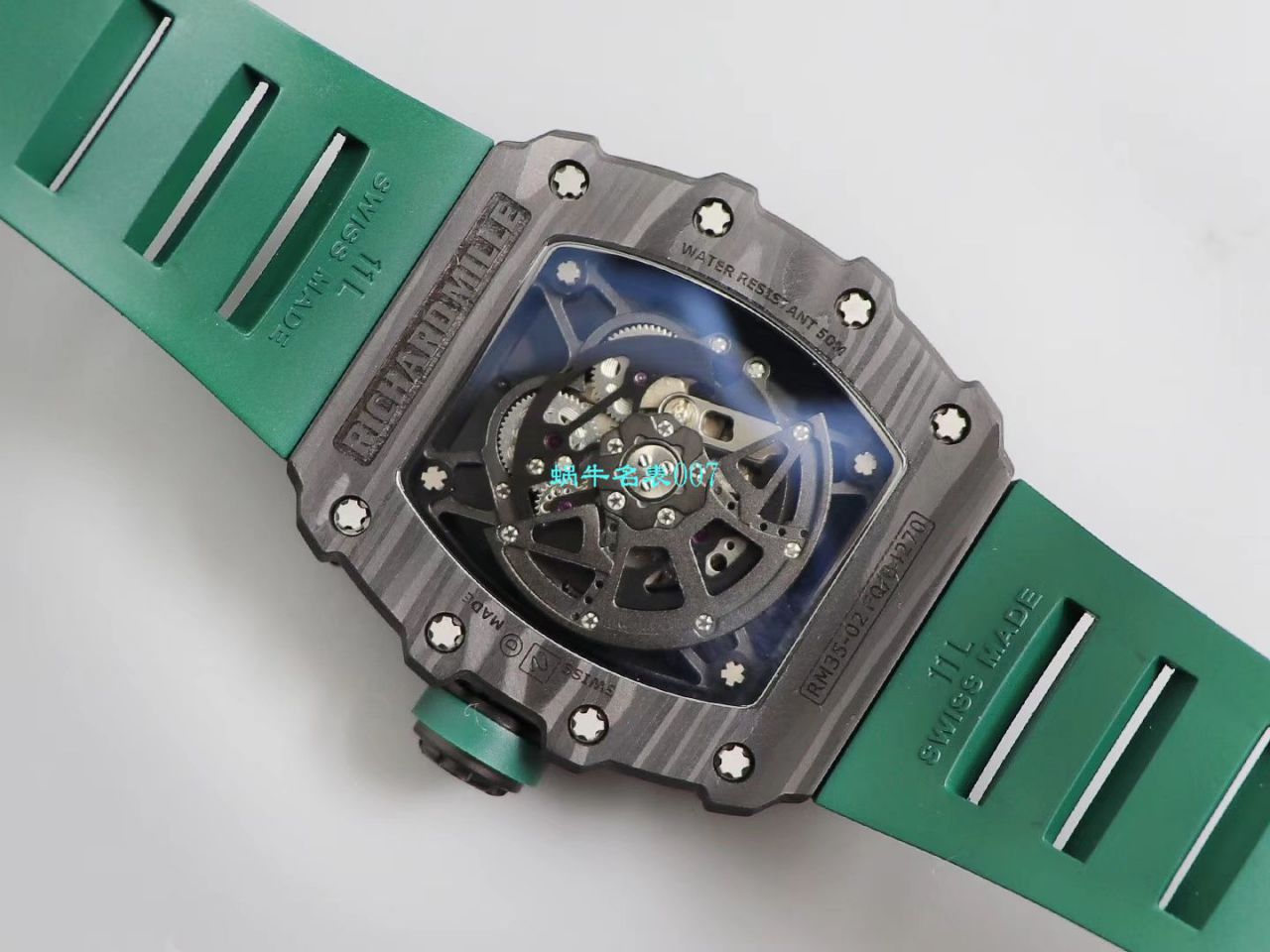 【台湾KV Factory  Replica 最强 top 版本表】全新 RICHARD MILLE  RM035最强进口原纹 carbon fiber ＂V3＂升级版 / KV03502V3