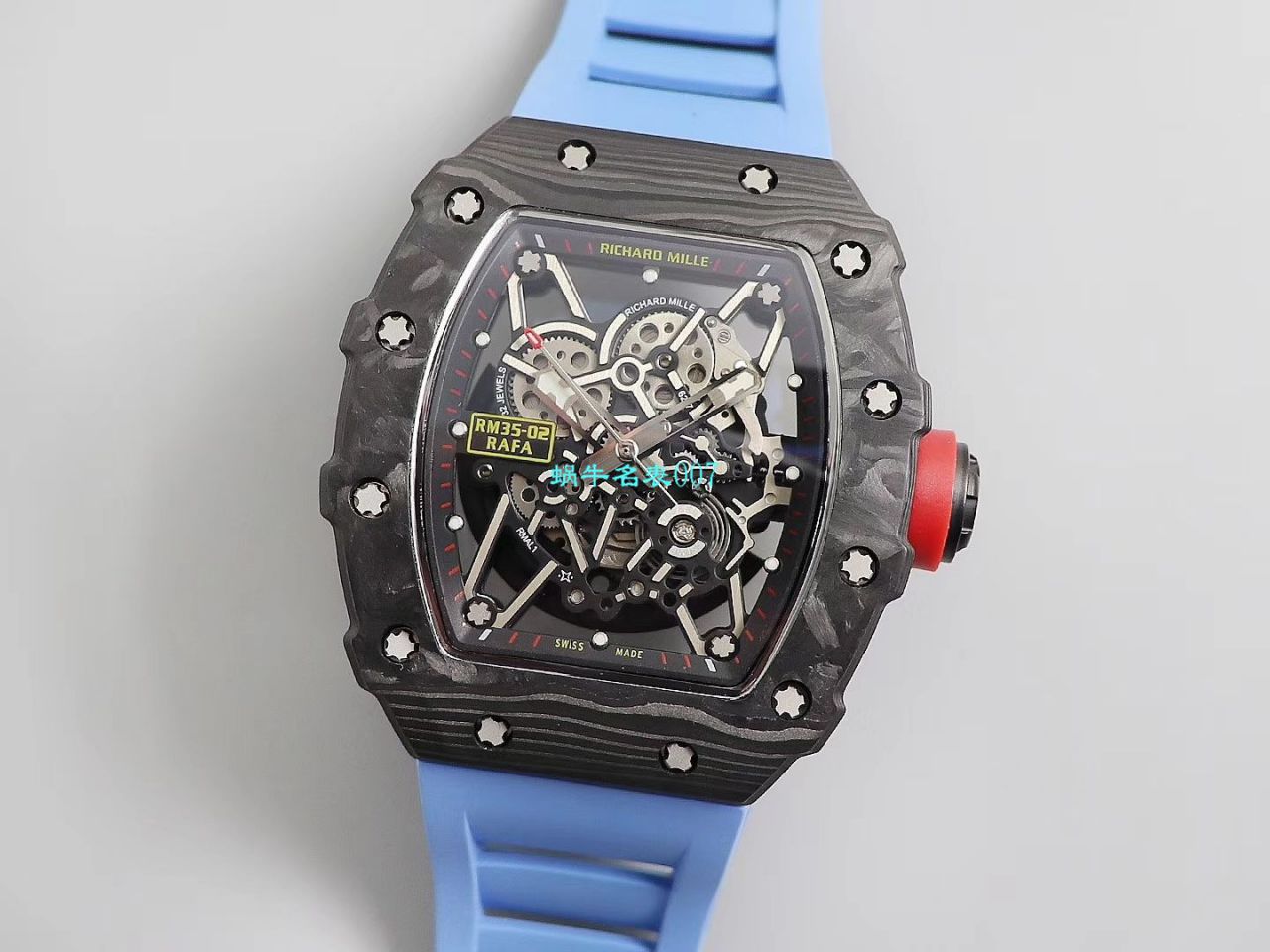 【台湾KV Factory  Replica 最强 top 版本表】全新 RICHARD MILLE  RM035最强进口原纹 carbon fiber ＂V3＂升级版 / KV03502V3