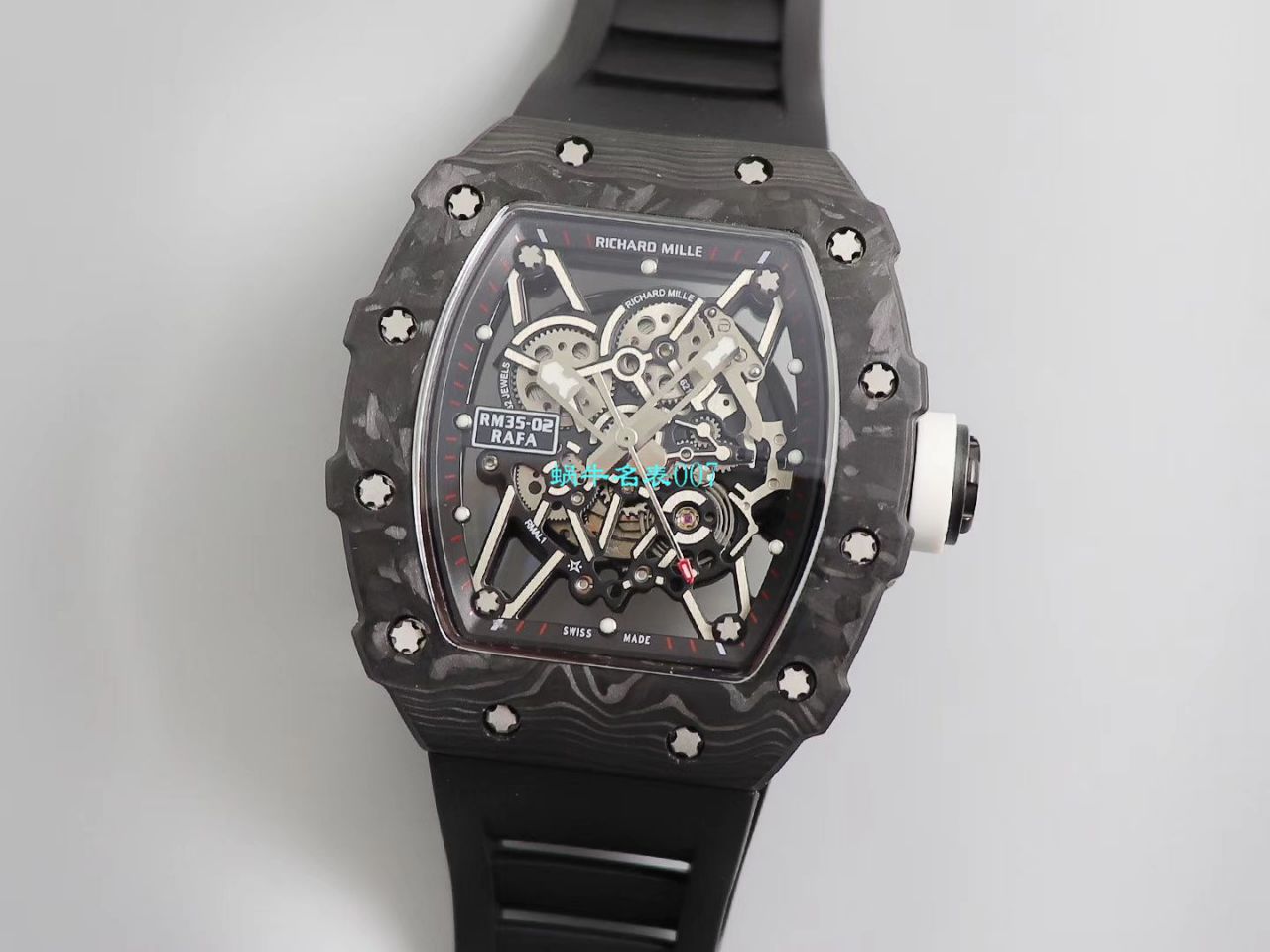 【台湾KV Factory  Replica 最强 top 版本表】全新 RICHARD MILLE  RM035最强进口原纹 carbon fiber ＂V3＂升级版 / KV03502V3