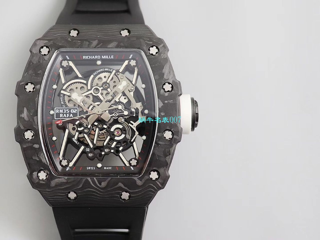 【台湾KV Factory  Replica 最强 top 版本表】全新 RICHARD MILLE  RM035最强进口原纹 carbon fiber ＂V3＂升级版 / KV03502V3