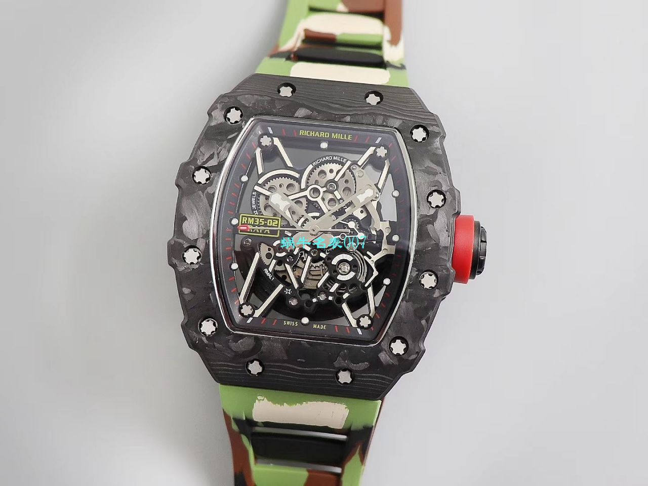 【台湾KV Factory  Replica 最强 top 版本表】全新 RICHARD MILLE  RM035最强进口原纹 carbon fiber ＂V3＂升级版 / KV03502V3
