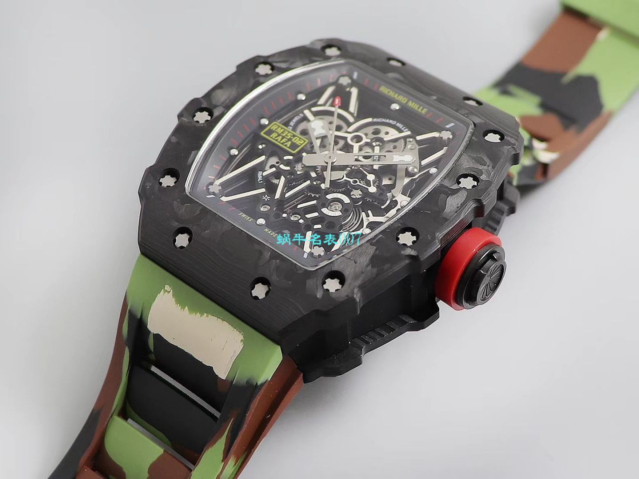 【台湾KV Factory  Replica 最强 top 版本表】全新 RICHARD MILLE  RM035最强进口原纹 carbon fiber ＂V3＂升级版 / KV03502V3