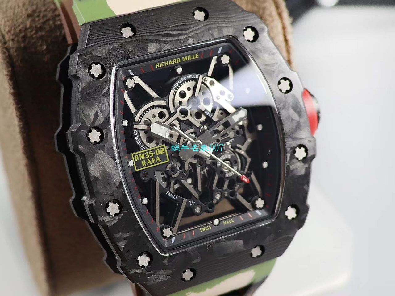 【台湾KV Factory  Replica 最强 top 版本表】全新 RICHARD MILLE  RM035最强进口原纹 carbon fiber ＂V3＂升级版 / KV03502V3