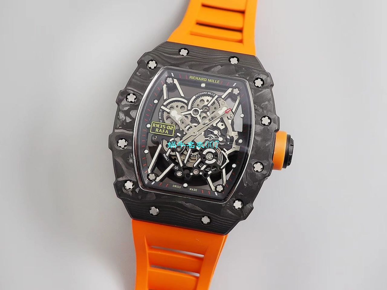 【台湾KV Factory  Replica 最强 top 版本表】全新 RICHARD MILLE  RM035最强进口原纹 carbon fiber ＂V3＂升级版 / KV03502V3