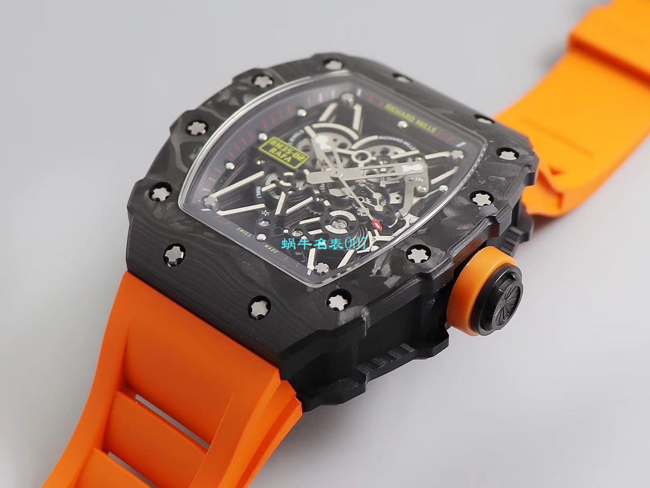 【台湾KV Factory  Replica 最强 top 版本表】全新 RICHARD MILLE  RM035最强进口原纹 carbon fiber ＂V3＂升级版 / KV03502V3