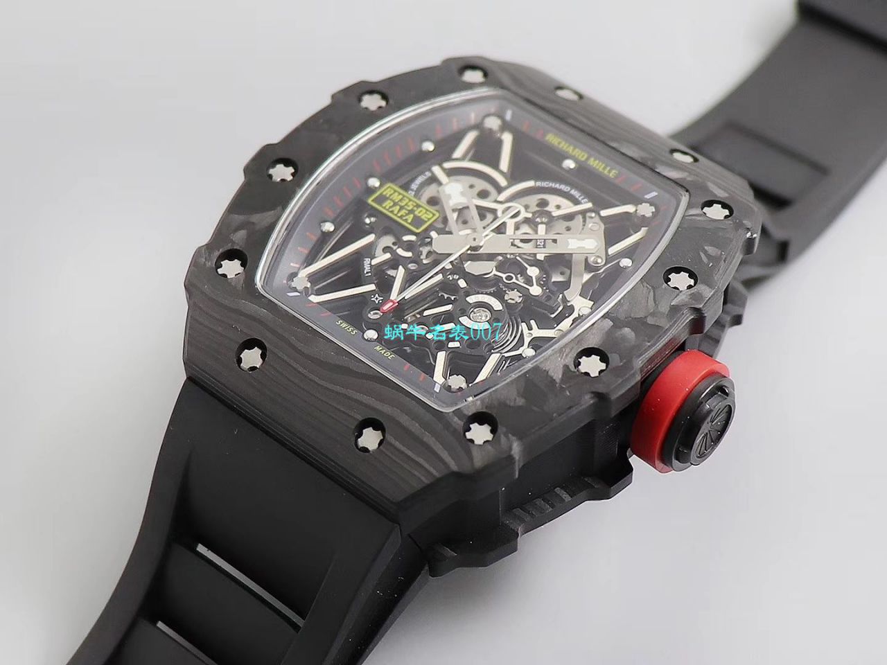 【台湾KV Factory  Replica 最强 top 版本表】全新 RICHARD MILLE  RM035最强进口原纹 carbon fiber ＂V3＂升级版 / KV03502V3