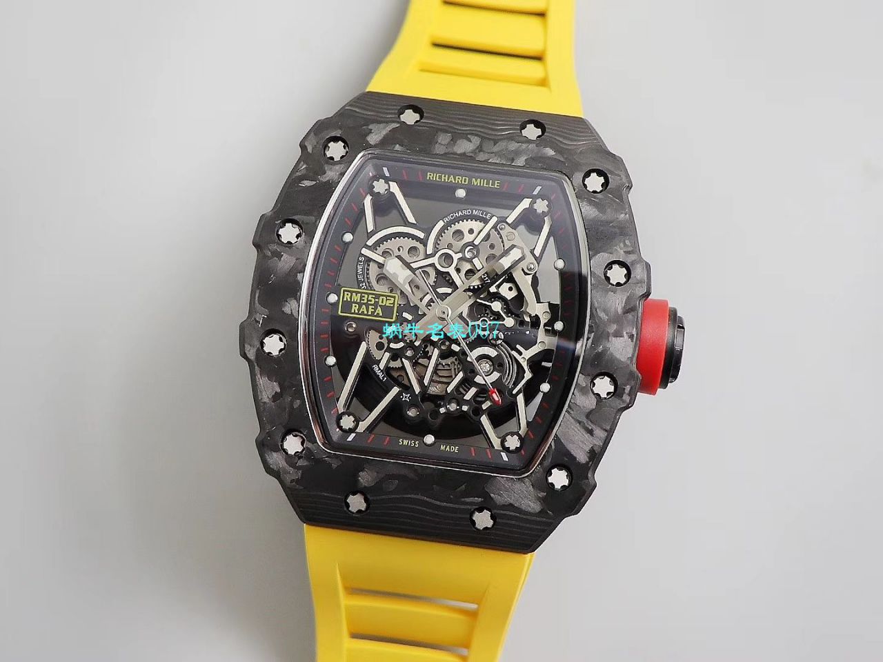 【台湾KV Factory  Replica 最强 top 版本表】全新 RICHARD MILLE  RM035最强进口原纹 carbon fiber ＂V3＂升级版 / KV03502V3