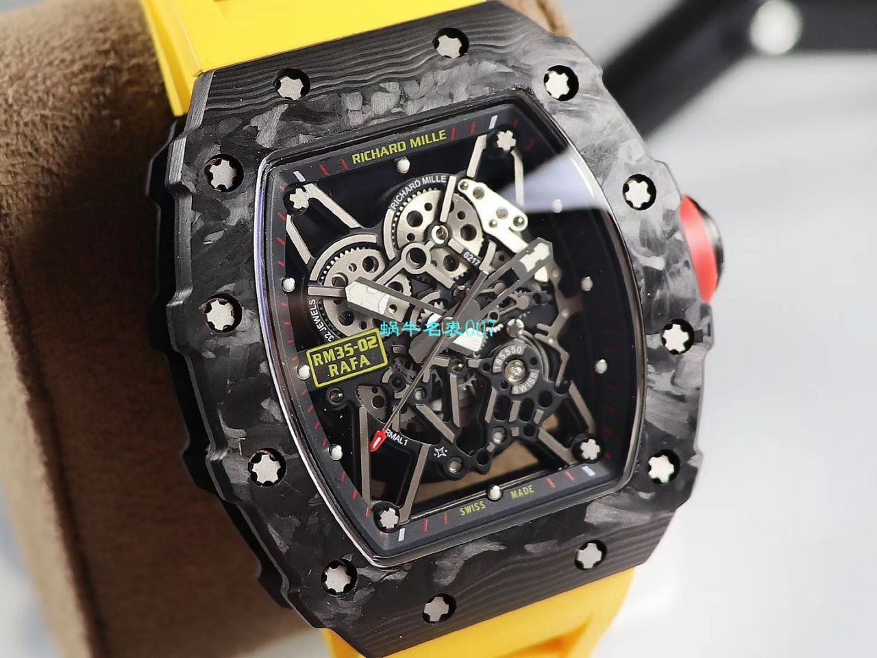 【台湾KV Factory  Replica 最强 top 版本表】全新 RICHARD MILLE  RM035最强进口原纹 carbon fiber ＂V3＂升级版 / KV03502V3