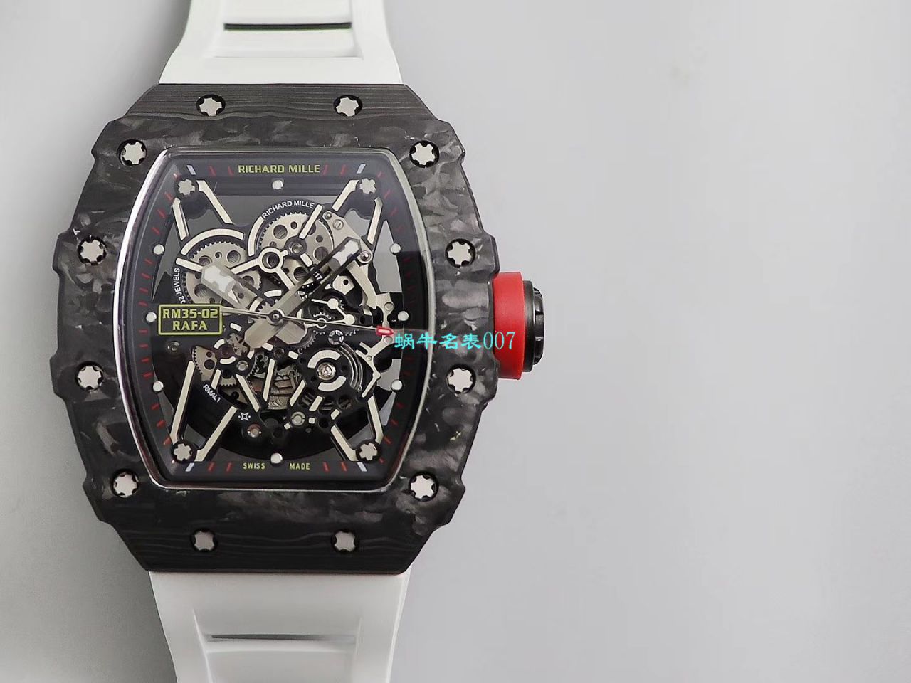 【台湾KV Factory  Replica 最强 top 版本表】全新 RICHARD MILLE  RM035最强进口原纹 carbon fiber ＂V3＂升级版 / KV03502V3
