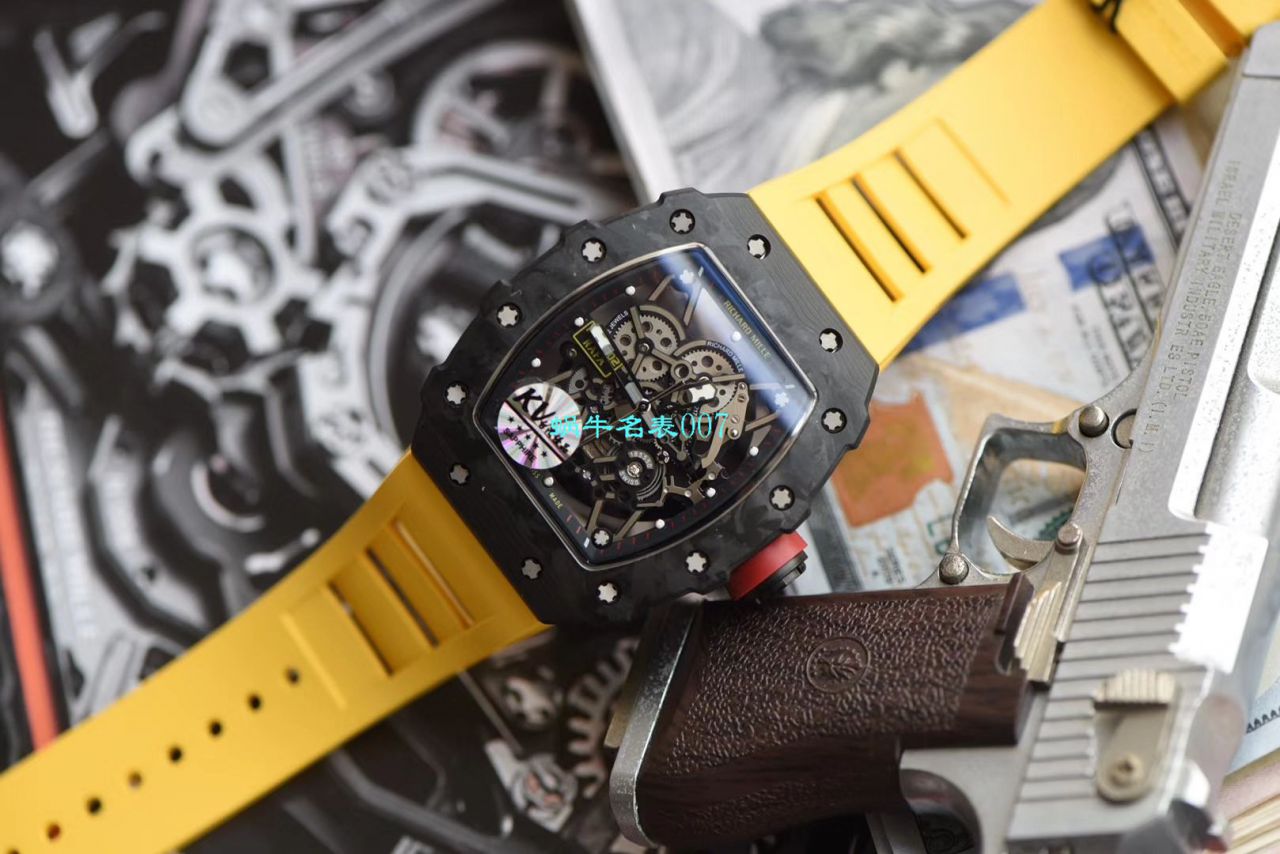 【台湾KV Factory  Replica 最强 top 版本表】全新 RICHARD MILLE  RM035最强进口原纹 carbon fiber ＂V3＂升级版 / KV03502V3