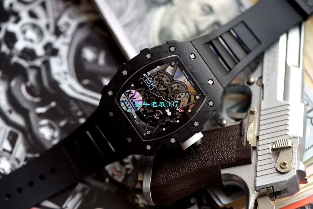 【台湾KV Factory  Replica 最强 top 版本表】全新 RICHARD MILLE  RM035最强进口原纹 carbon fiber ＂V3＂升级版 / KV03502V3