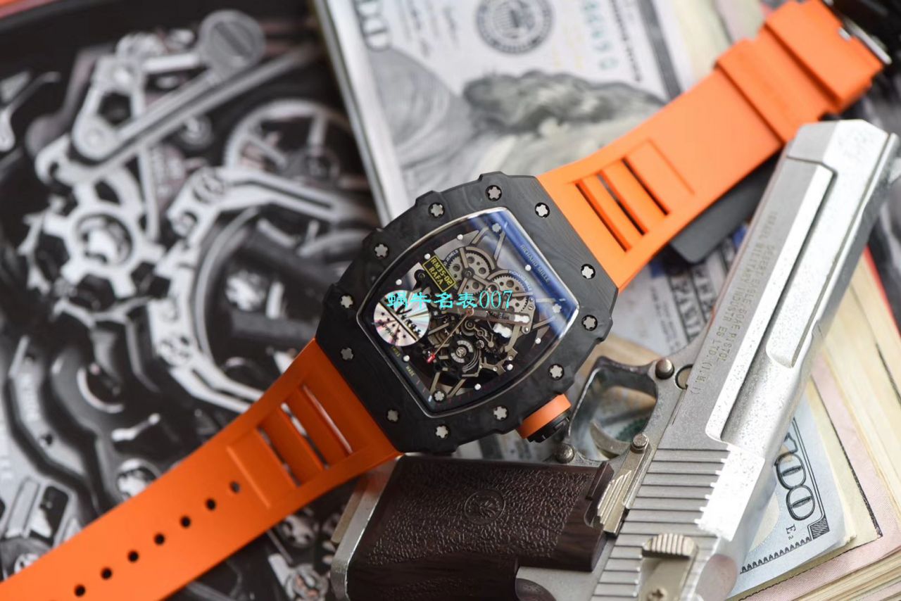 【台湾KV Factory  Replica 最强 top 版本表】全新 RICHARD MILLE  RM035最强进口原纹 carbon fiber ＂V3＂升级版 / KV03502V3