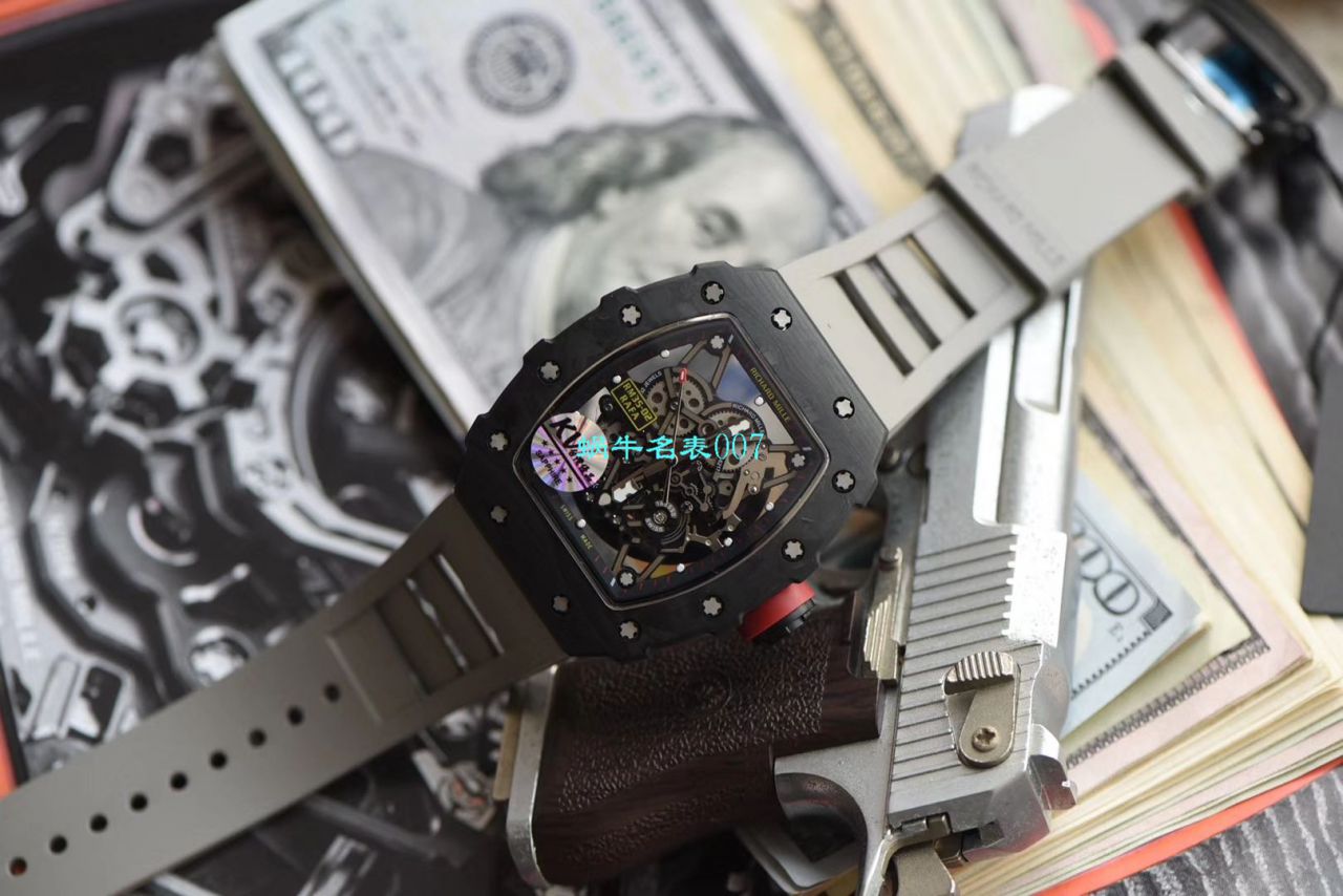 【台湾KV Factory  Replica 最强 top 版本表】全新 RICHARD MILLE  RM035最强进口原纹 carbon fiber ＂V3＂升级版 / KV03502V3