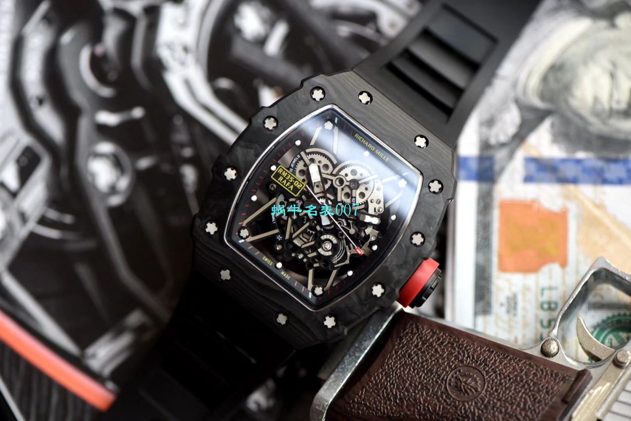 【台湾KV Factory  Replica 最强 top 版本表】全新 RICHARD MILLE  RM035最强进口原纹 carbon fiber ＂V3＂升级版 / KV03502V3