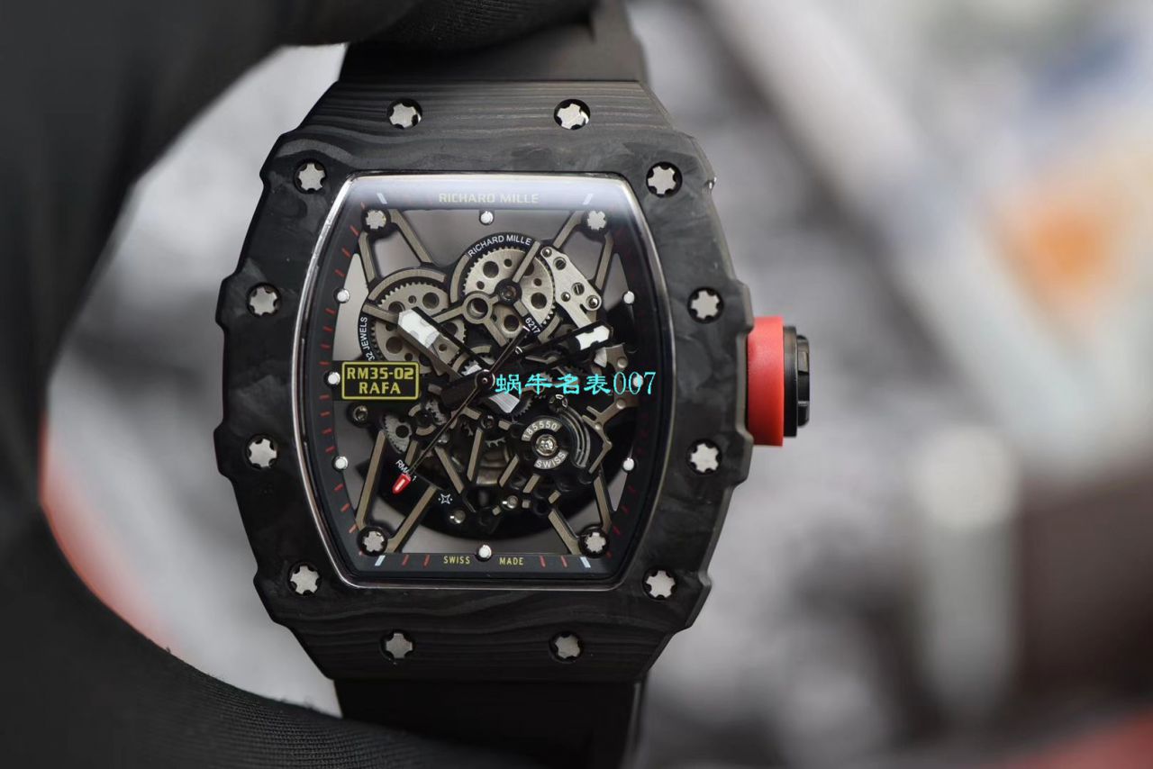 【台湾KV Factory  Replica 最强 top 版本表】全新 RICHARD MILLE  RM035最强进口原纹 carbon fiber ＂V3＂升级版 / KV03502V3