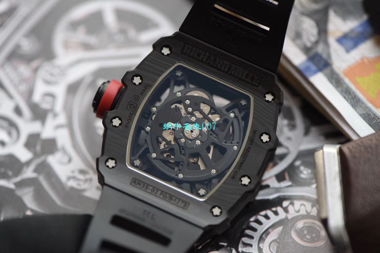 【台湾KV Factory  Replica 最强 top 版本表】全新 RICHARD MILLE  RM035最强进口原纹 carbon fiber ＂V3＂升级版 / KV03502V3