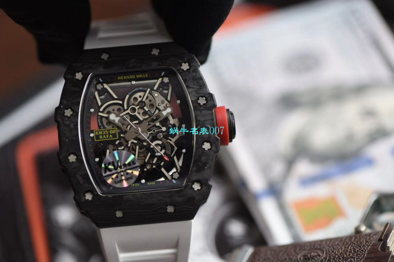 【台湾KV Factory  Replica 最强 top 版本表】全新 RICHARD MILLE  RM035最强进口原纹 carbon fiber ＂V3＂升级版 / KV03502V3