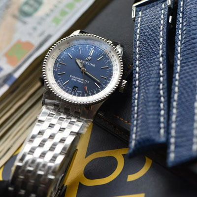 【 Video analysis KOR Factory  High quality  Knockoff  Watches 】 Breitling 38MM航空计时1系列A17325211C1A1 wrist watches 