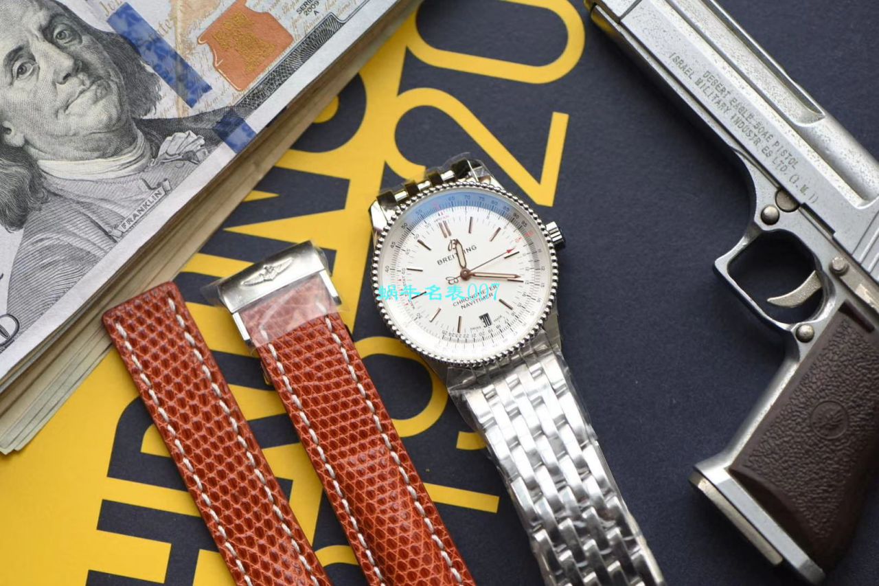 【 Video analysis KOR Factory  High quality  Knockoff  Watches 】 Breitling 38MM航空计时1系列A17325211C1A1 wrist watches  / BL130